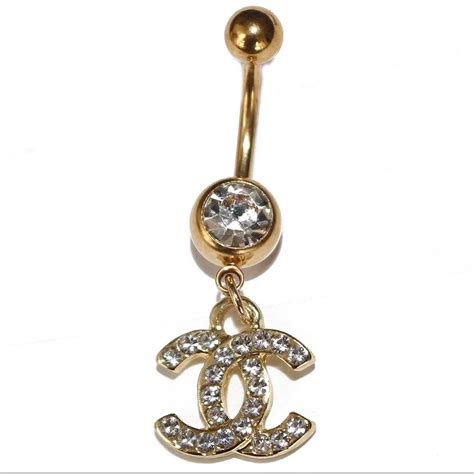 chanel belly ring|chanel stackable ringworm.